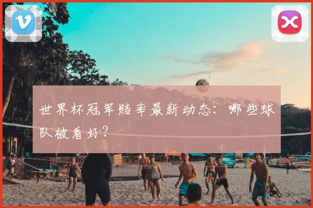 世界杯冠军赔率最新动态:哪些球队被看好?